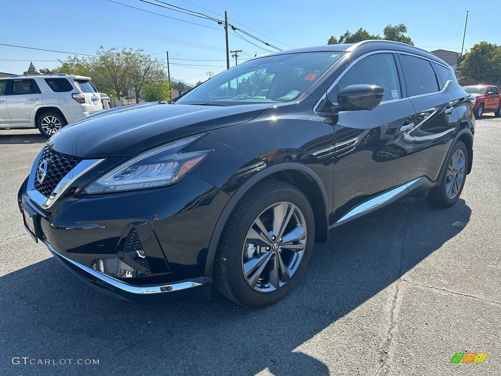 Magnetic Black Pearl 2021 Nissan Murano Platinum AWD Exterior Photo #146589838