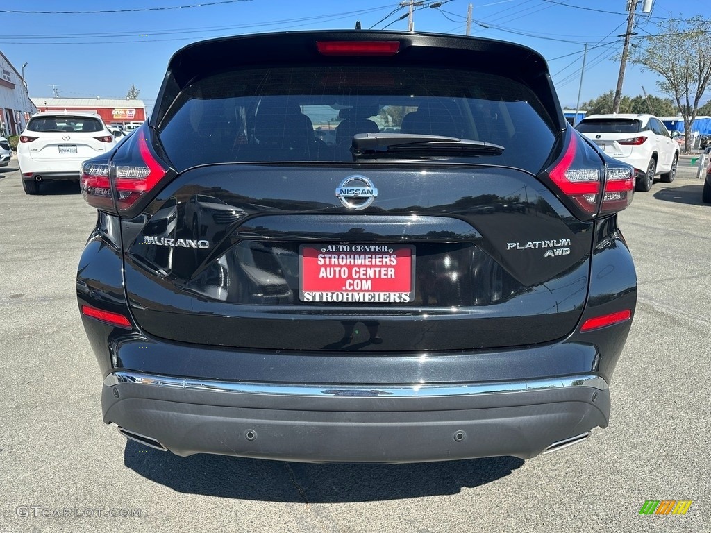 Magnetic Black Pearl 2021 Nissan Murano Platinum AWD Exterior Photo #146589883