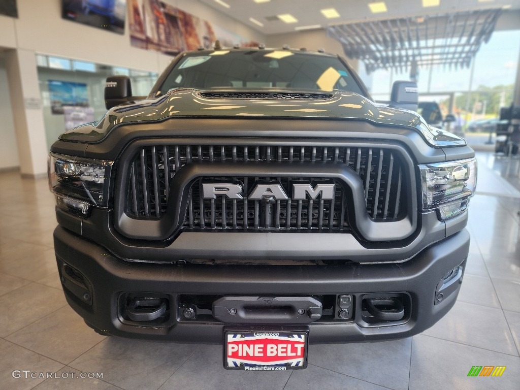 2023 2500 Power Wagon Crew Cab 4x4 - Olive Green Pearl / Black photo #2