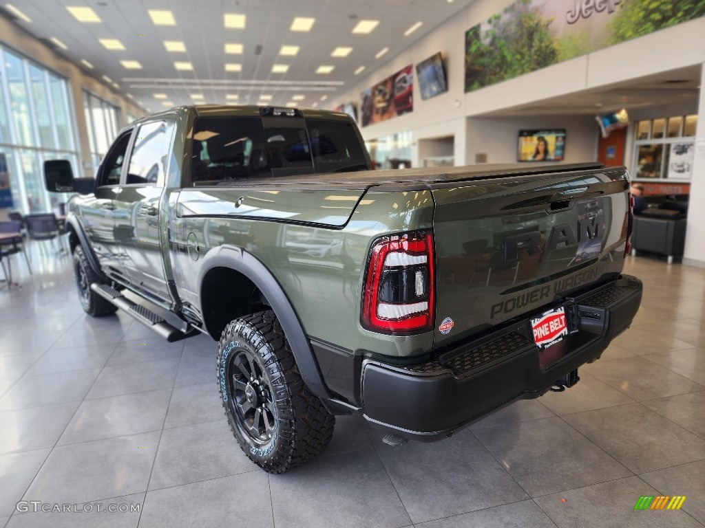 2023 2500 Power Wagon Crew Cab 4x4 - Olive Green Pearl / Black photo #4