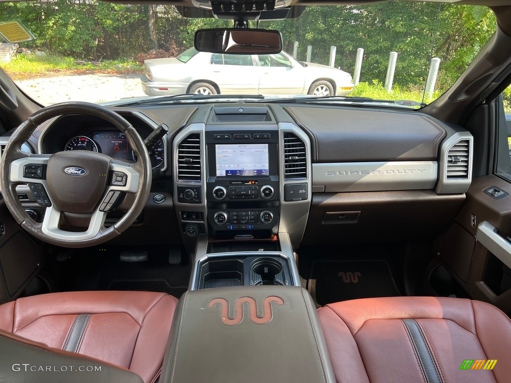 2020 Ford F350 Super Duty King Ranch Crew Cab 4x4 King Ranch Kingsville/Java Dashboard Photo #146590034