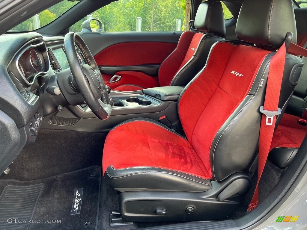 Black/Ruby Red Interior 2018 Dodge Challenger SRT 392 Photo #146590558