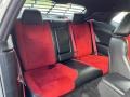 2018 Dodge Challenger Black/Ruby Red Interior Rear Seat Photo