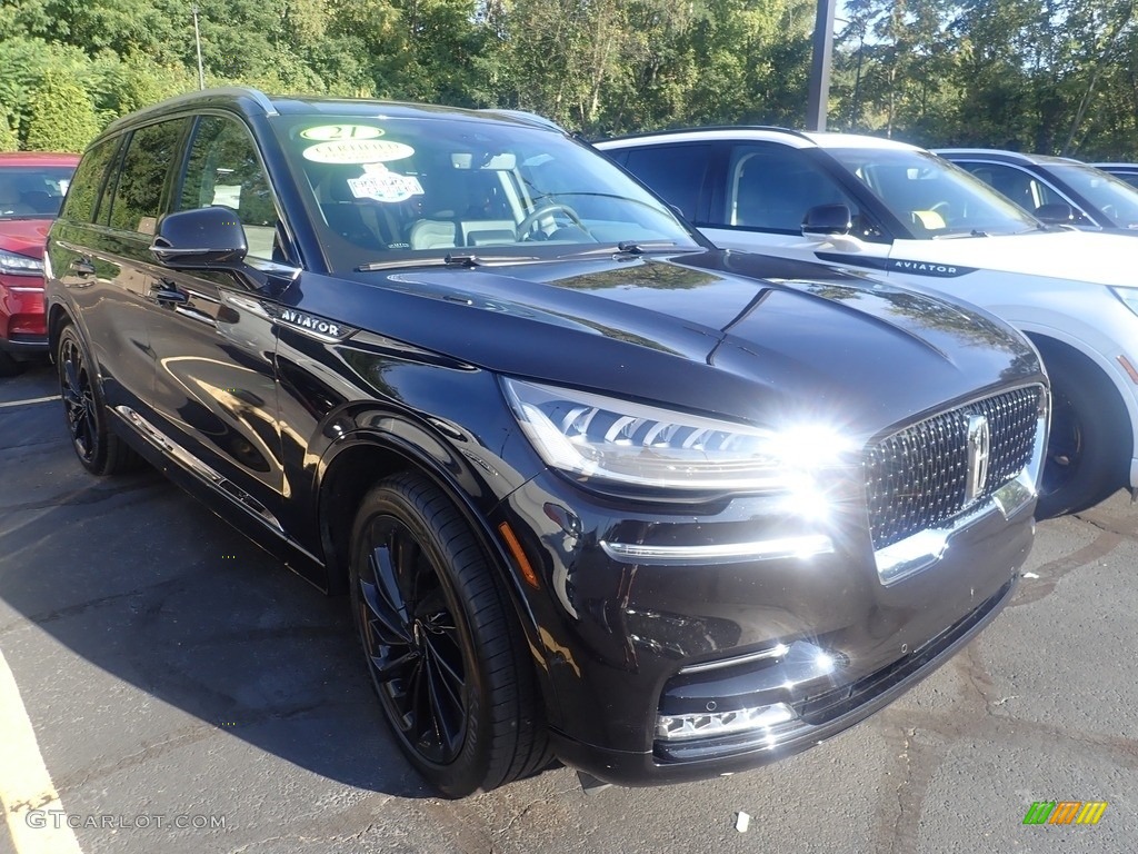 2021 Aviator Reserve AWD - Infinite Black / Ebony photo #4