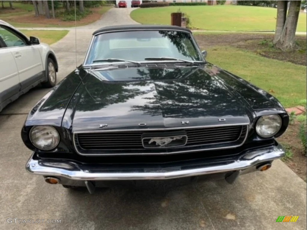 Raven Black 1966 Ford Mustang Convertible Exterior Photo #146591245