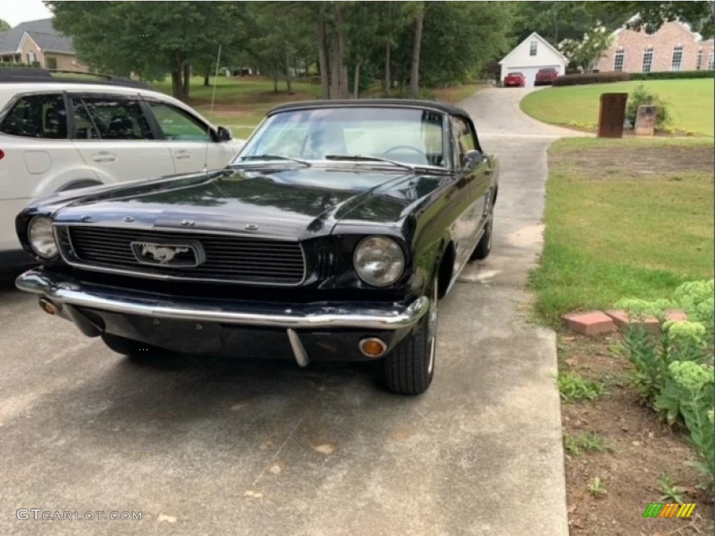 Raven Black 1966 Ford Mustang Convertible Exterior Photo #146591347