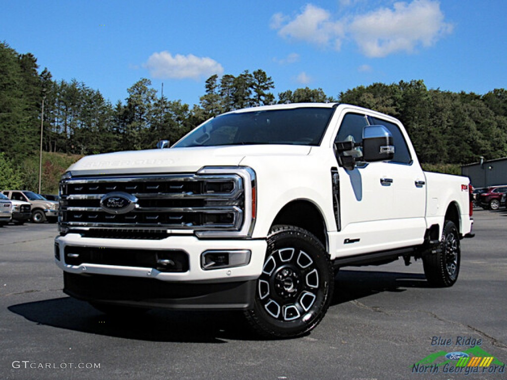 Star White Metallic Tri-Coat Ford F250 Super Duty