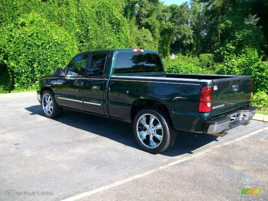2006 Silverado 1500 LT Extended Cab - Dark Green Metallic / Dark Charcoal photo #5