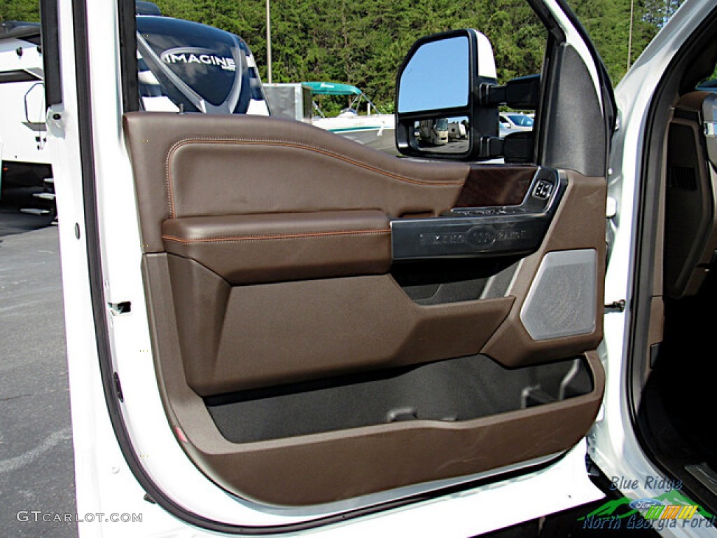 2023 Ford F350 Super Duty King Ranch Crew Cab 4x4 King Ranch Java Door Panel Photo #146591963