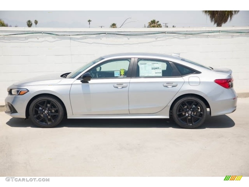 Lunar Silver Metallic 2024 Honda Civic Sport Sedan Exterior Photo #146592148