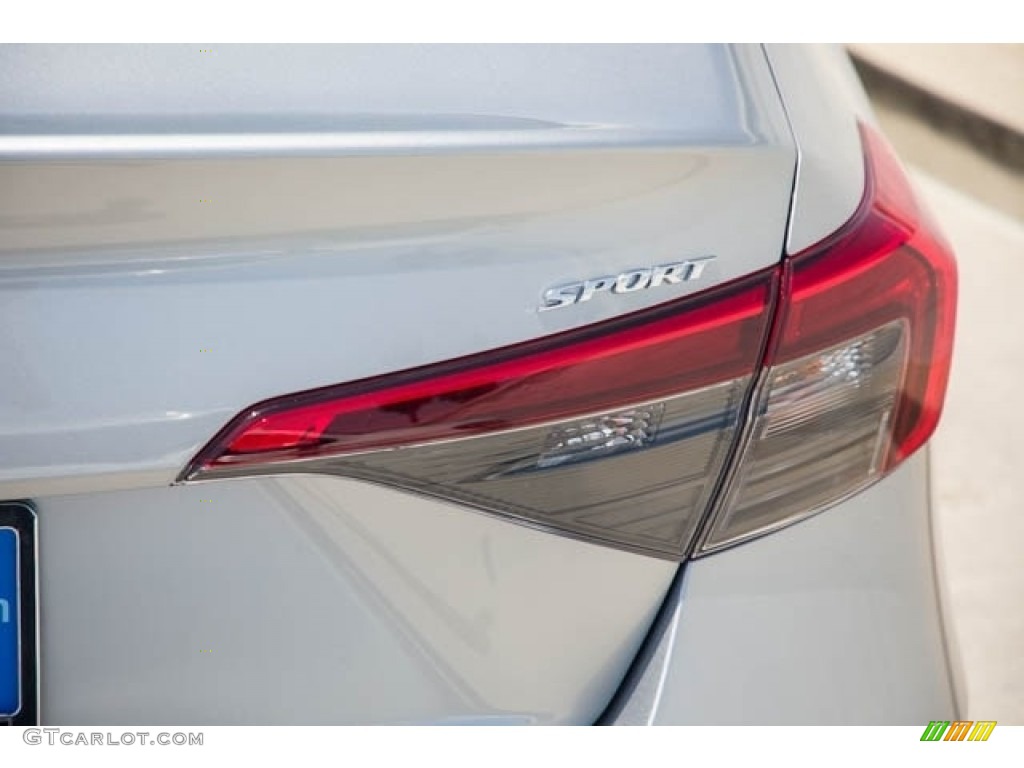 2024 Civic Sport Sedan - Lunar Silver Metallic / Black photo #7