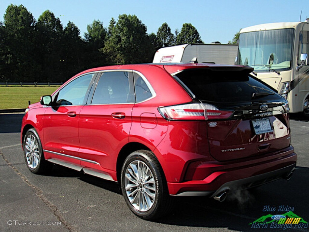 2024 Edge Titanium AWD - Rapid Red Metallic / Medium Soft Ceramic photo #3