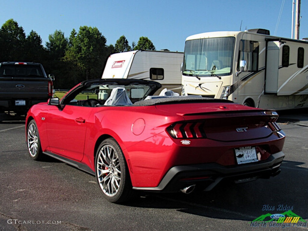 2024 Mustang GT Premium Convertible - Rapid Red Metallic / Black Onyx photo #3