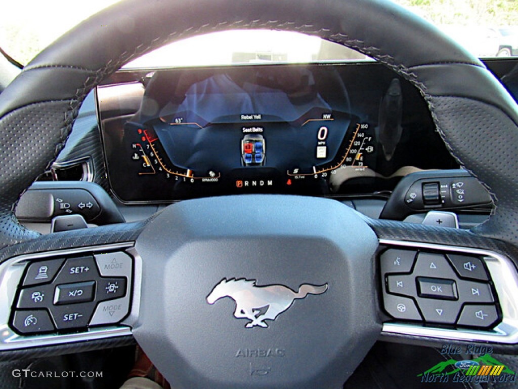 2024 Ford Mustang GT Premium Convertible Steering Wheel Photos