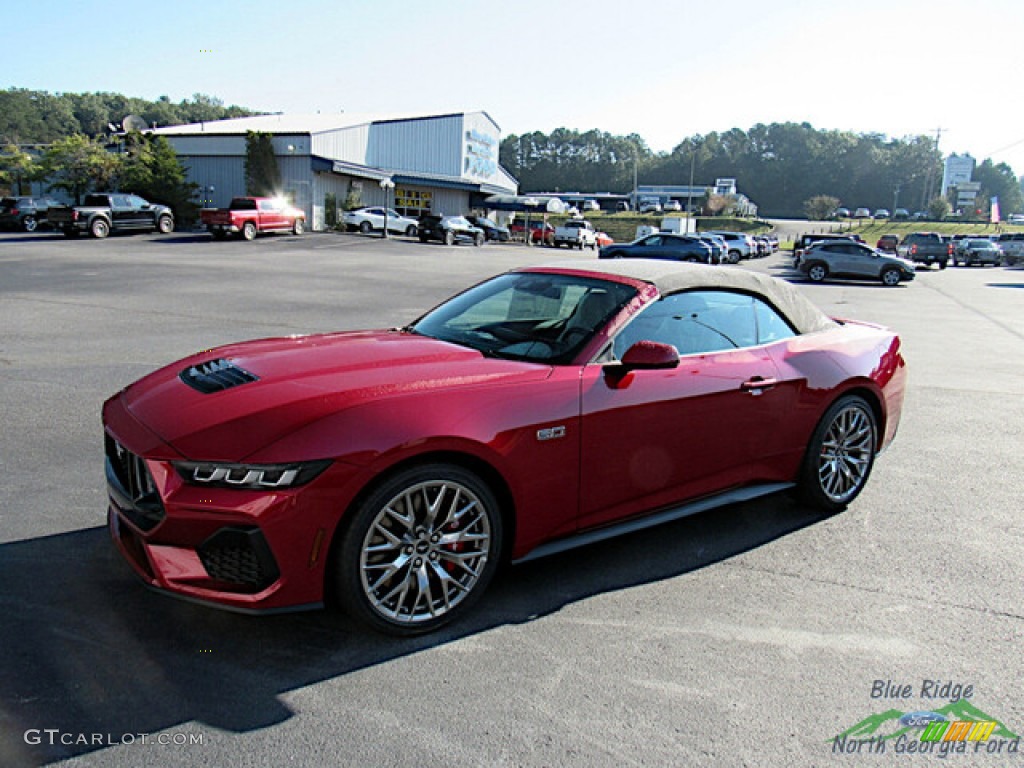 Rapid Red Metallic 2024 Ford Mustang GT Premium Convertible Exterior Photo #146592704