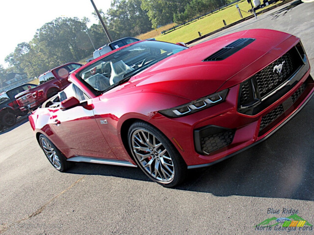 2024 Mustang GT Premium Convertible - Rapid Red Metallic / Black Onyx photo #30