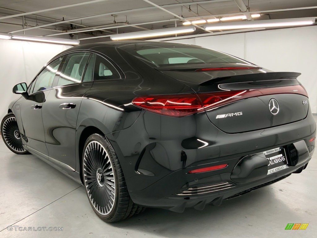 Obsidian Black Metallic 2023 Mercedes-Benz EQE AMG Sedan Exterior Photo #146593077