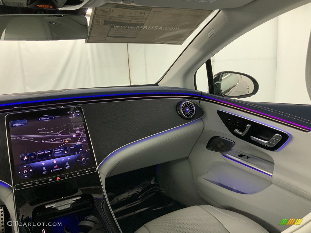 2023 Mercedes-Benz EQE AMG Sedan Neva Gray/Biscaya Blue Dashboard Photo #146593267