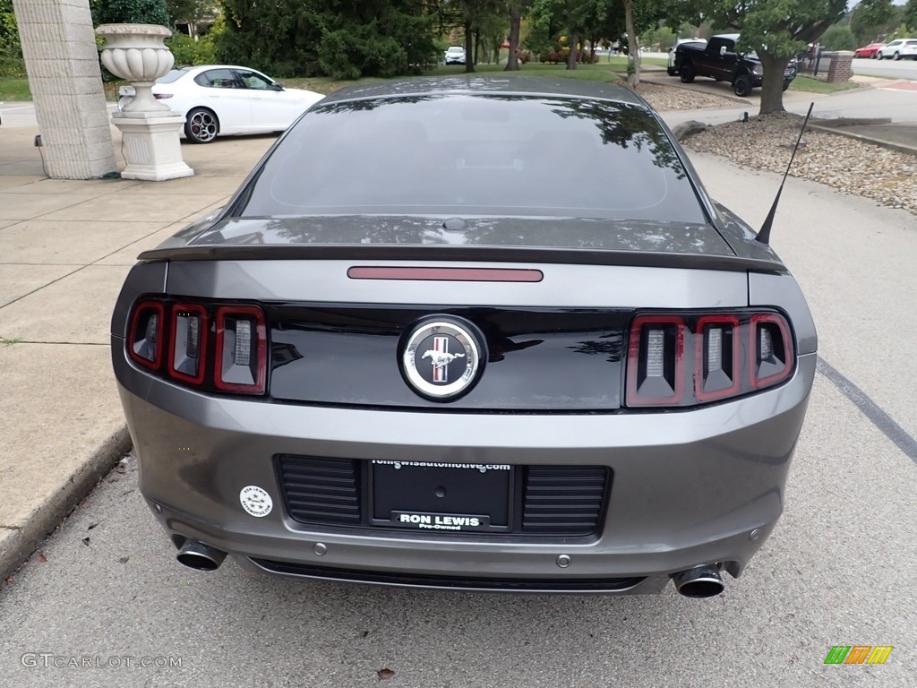 2013 Mustang V6 Premium Coupe - Sterling Gray Metallic / Charcoal Black photo #7