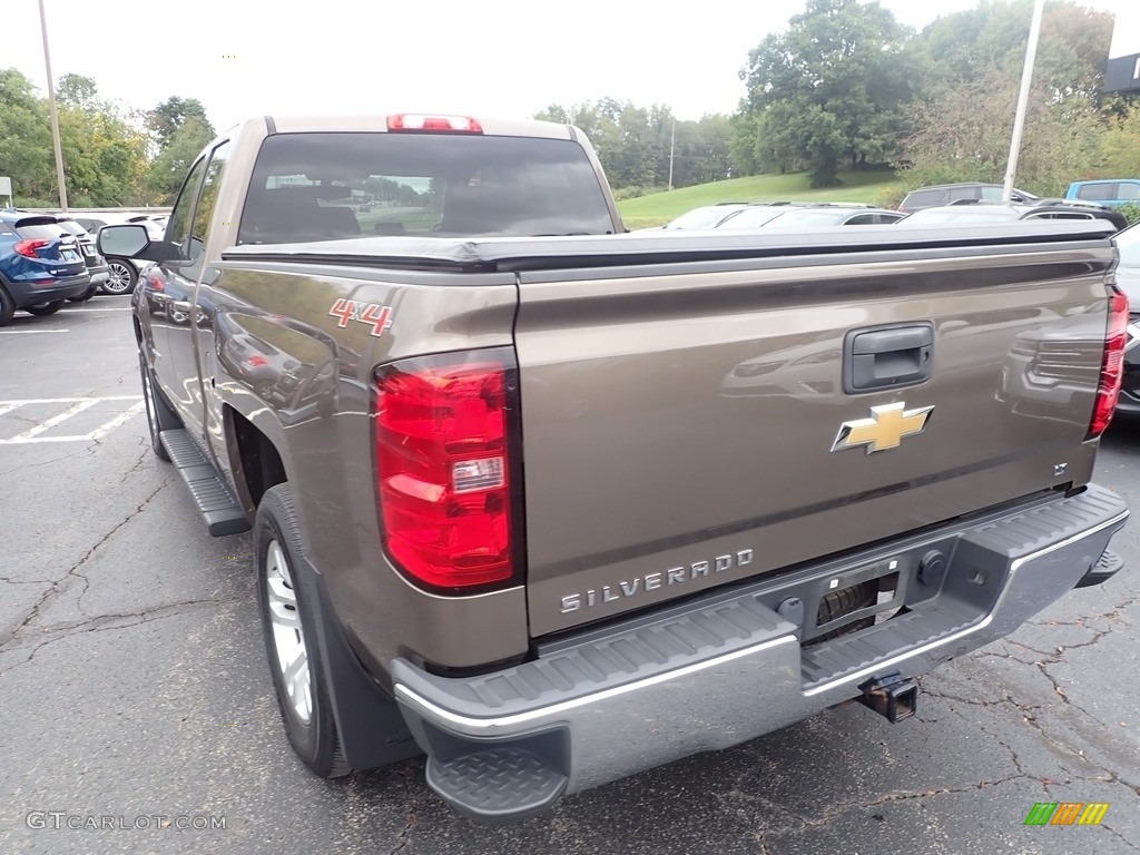 2015 Silverado 1500 LT Double Cab 4x4 - Brownstone Metallic / Jet Black photo #4