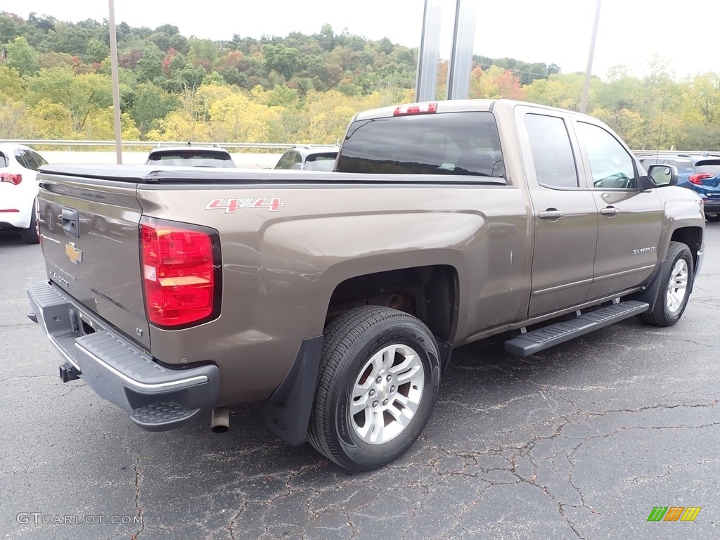 Brownstone Metallic 2015 Chevrolet Silverado 1500 LT Double Cab 4x4 Exterior Photo #146593808