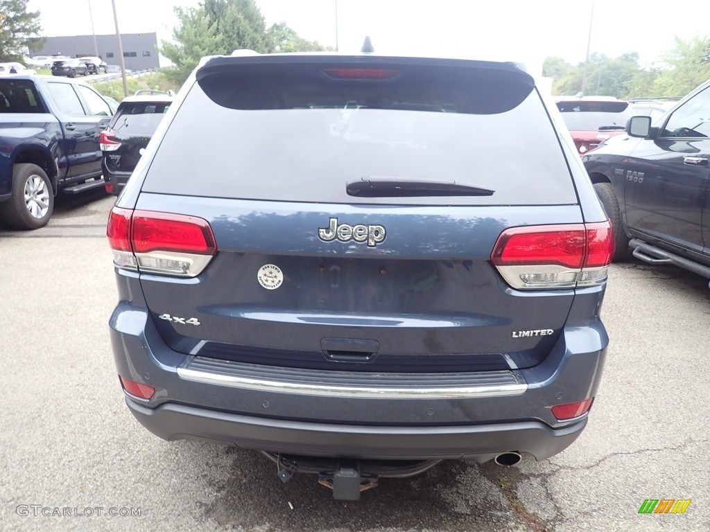 2020 Grand Cherokee Limited 4x4 - Slate Blue Pearl / Light Frost Beige/Black photo #3