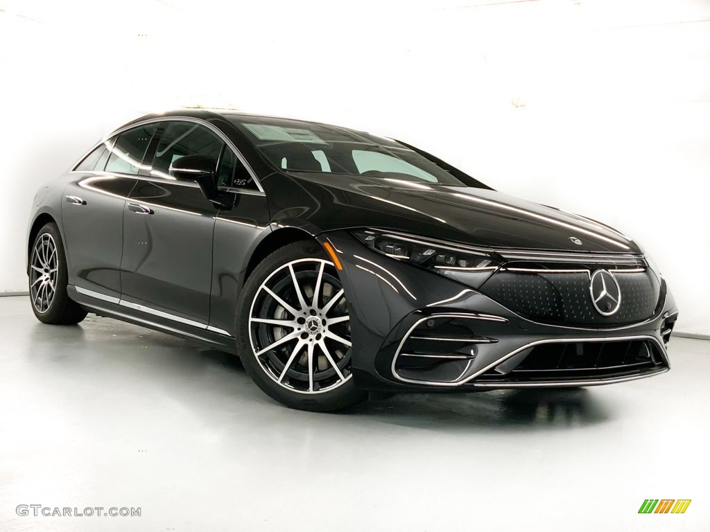 Graphite Gray Metallic 2023 Mercedes-Benz EQS 580 4Matic Sedan Exterior Photo #146593855
