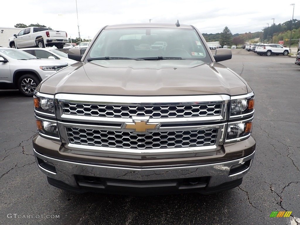 Brownstone Metallic 2015 Chevrolet Silverado 1500 LT Double Cab 4x4 Exterior Photo #146593900
