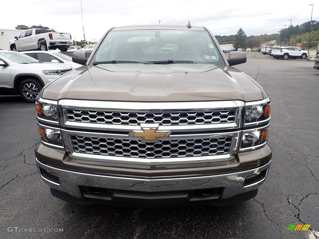 2015 Silverado 1500 LT Double Cab 4x4 - Brownstone Metallic / Jet Black photo #11