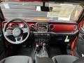 Black 2023 Jeep Gladiator Rubicon 4x4 Dashboard