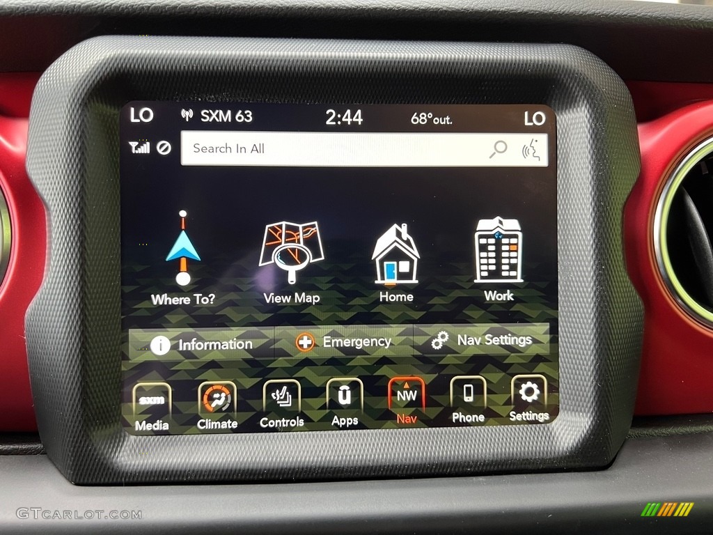 2023 Jeep Gladiator Rubicon 4x4 Controls Photo #146594399