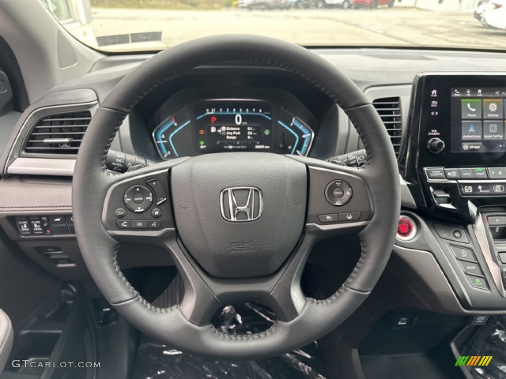 2023 Honda Odyssey EX-L Mocha Steering Wheel Photo #146594484