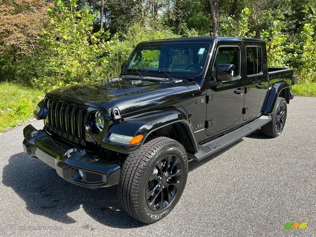 Black 2023 Jeep Gladiator High Altitude 4x4 Exterior Photo #146594662