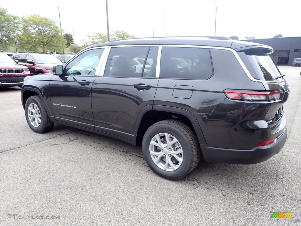 2024 Grand Cherokee L Limited 4x4 - Rocky Mountain Pearl / Global Black photo #3