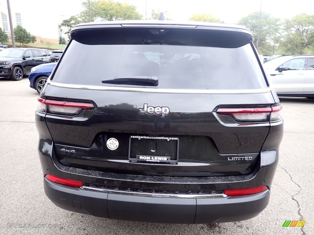 2024 Grand Cherokee L Limited 4x4 - Rocky Mountain Pearl / Global Black photo #4