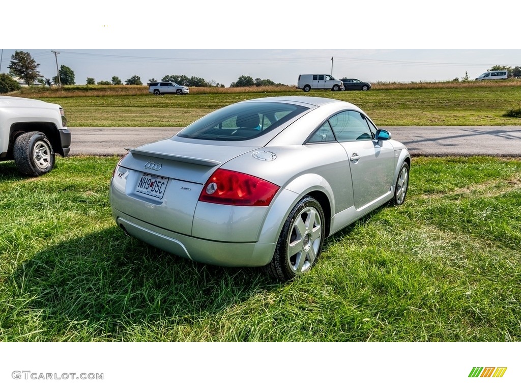 2002 TT 1.8T quattro Coupe - Lake Silver Metallic / Ebony photo #4