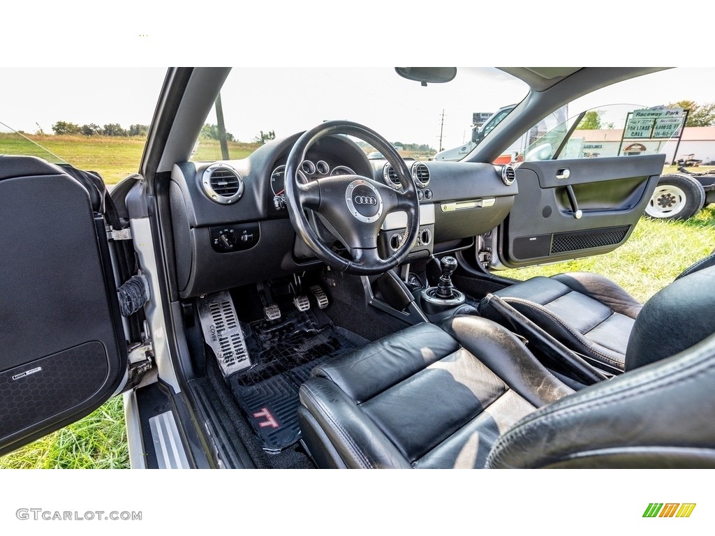 Ebony Interior 2002 Audi TT 1.8T quattro Coupe Photo #146595271