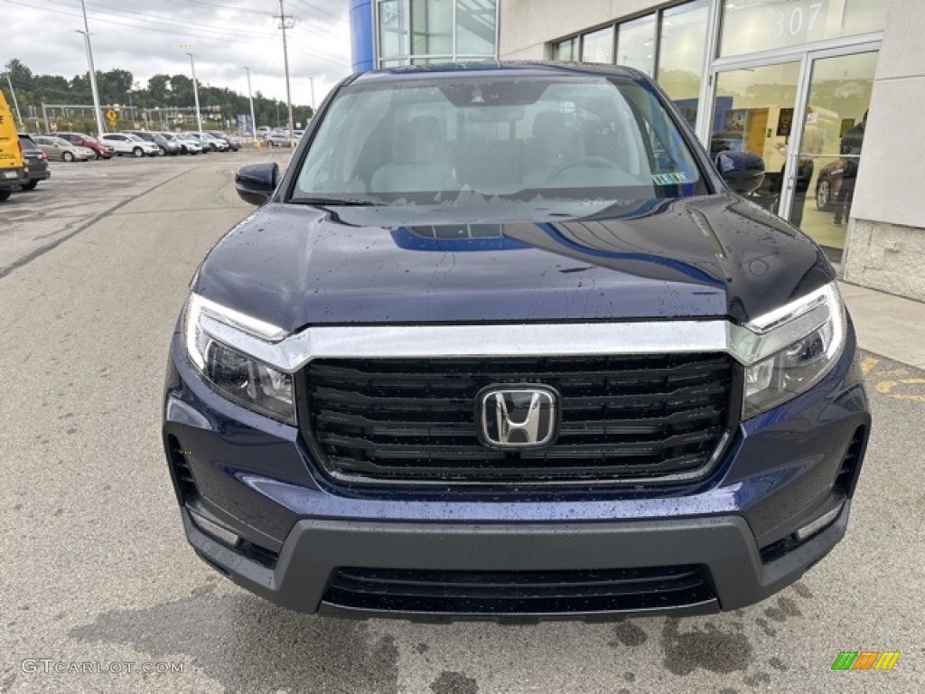 2023 Ridgeline RTL-E AWD - Obsidian Blue Pearl / Gray photo #6