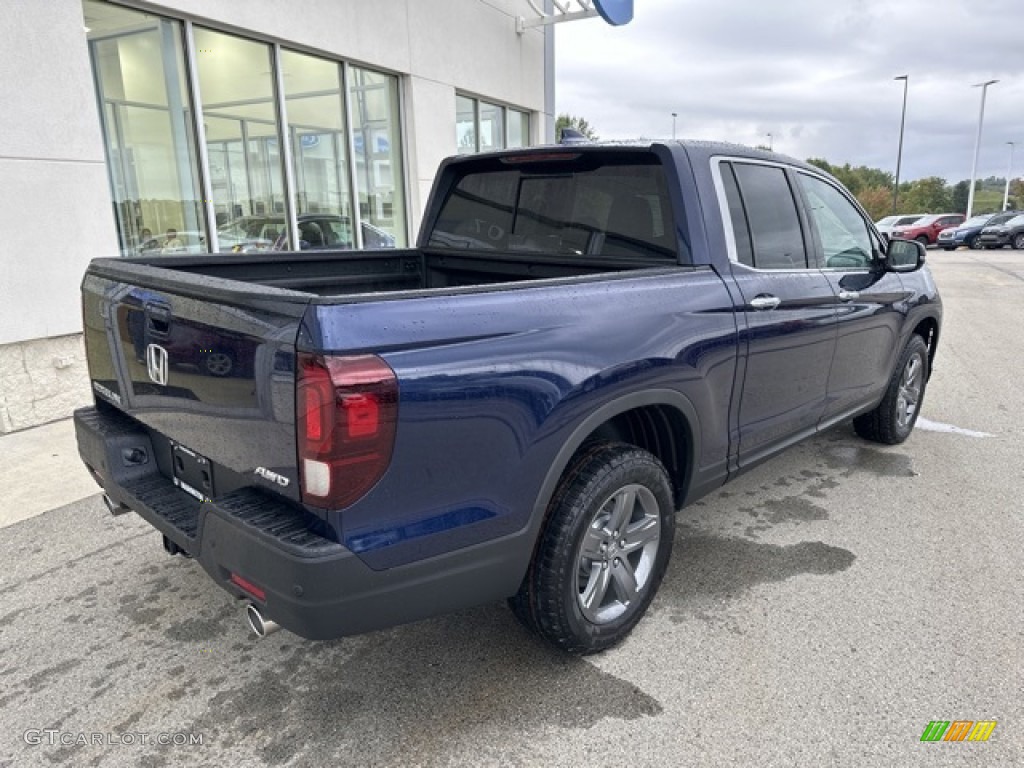 2023 Ridgeline RTL-E AWD - Obsidian Blue Pearl / Gray photo #9