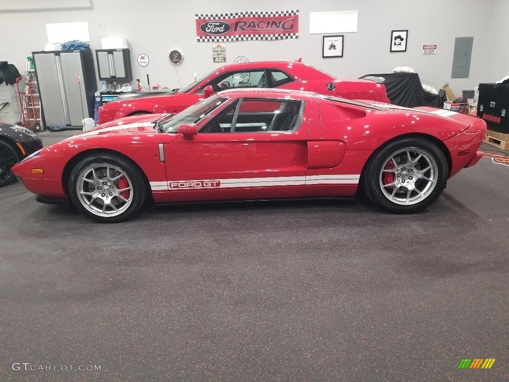 Mark IV Red 2005 Ford GT Standard GT Model Exterior Photo #146595766