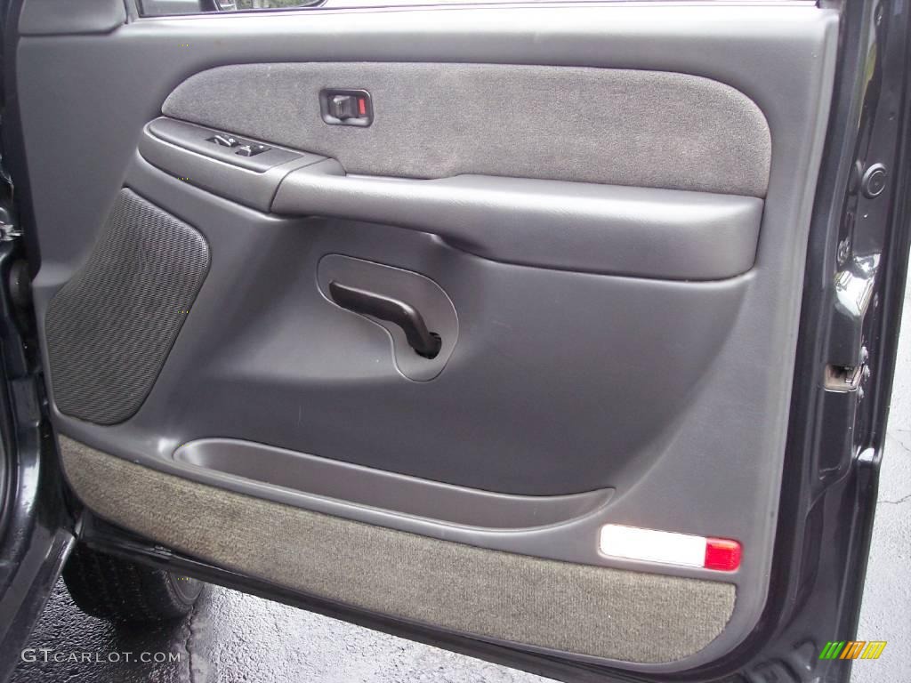 2003 Silverado 2500HD LS Crew Cab 4x4 - Dark Gray Metallic / Medium Gray photo #42