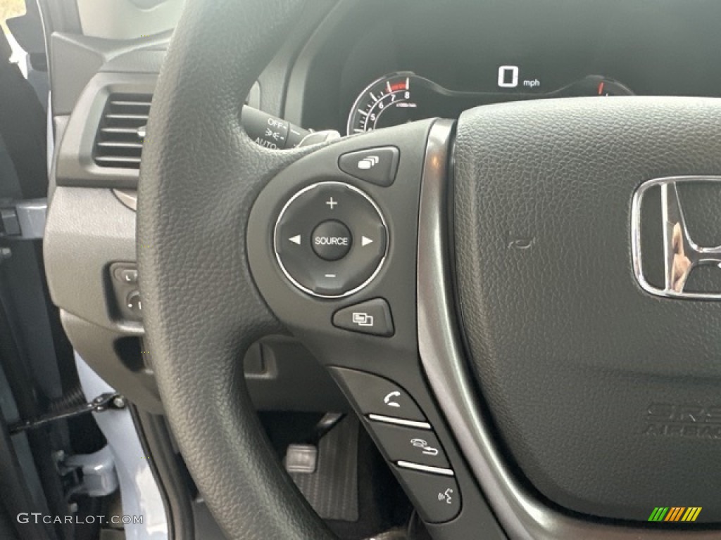 2023 Honda Ridgeline Sport AWD Black Steering Wheel Photo #146596249