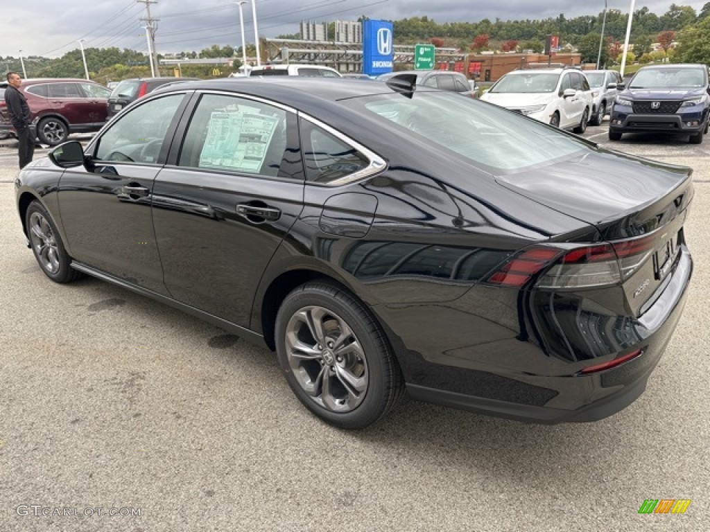 Crystal Black Pearl 2024 Honda Accord EX Exterior Photo #146596473