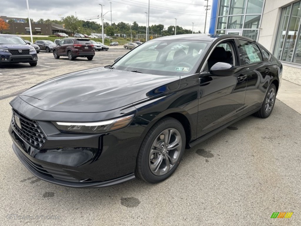 Crystal Black Pearl 2024 Honda Accord EX Exterior Photo #146596545