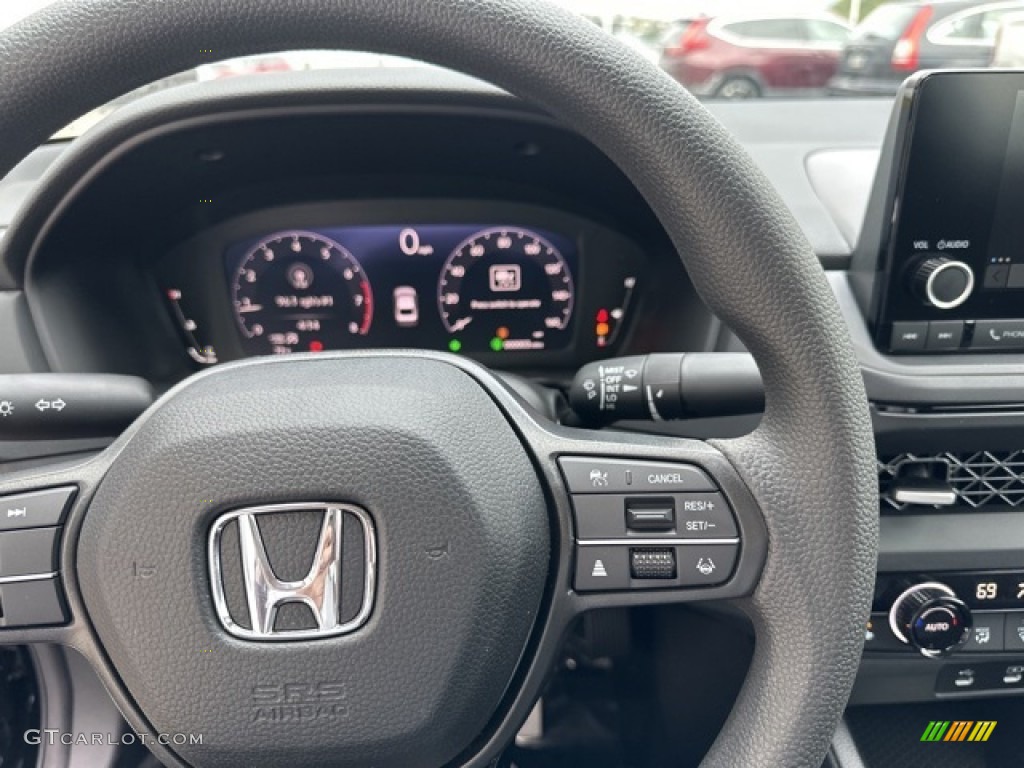 2024 Honda Accord EX Black Steering Wheel Photo #146596649