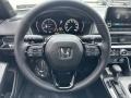 Black 2024 Honda Civic Sport Sedan Steering Wheel