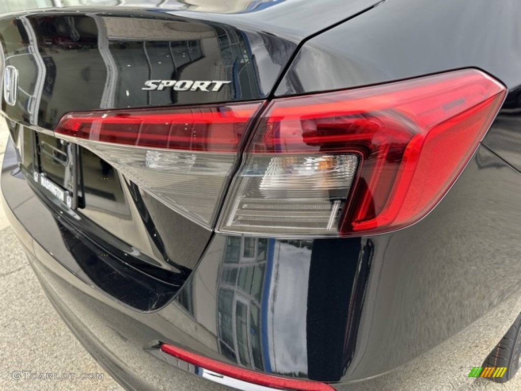 2024 Civic Sport Sedan - Crystal Black Pearl / Black photo #21