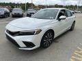 Platinum White Pearl 2024 Honda Civic EX-L Hatchback Exterior