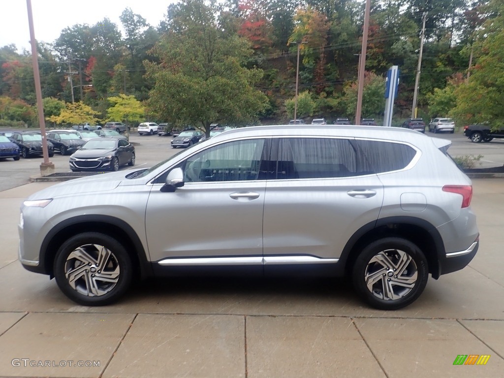 Shimmering Silver Pearl 2023 Hyundai Santa Fe SEL AWD Exterior Photo #146597078