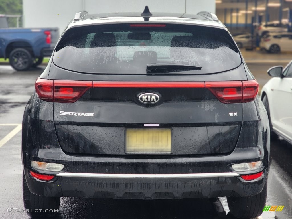 2021 Sportage EX AWD - Black Cherry / Gray photo #4